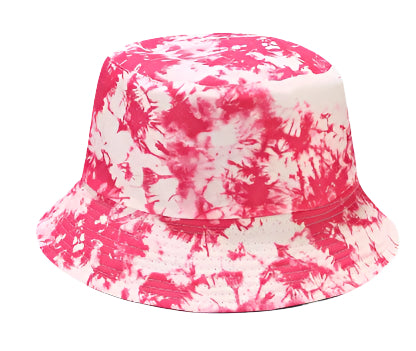 Pink Tie-Dye Bucket Hat