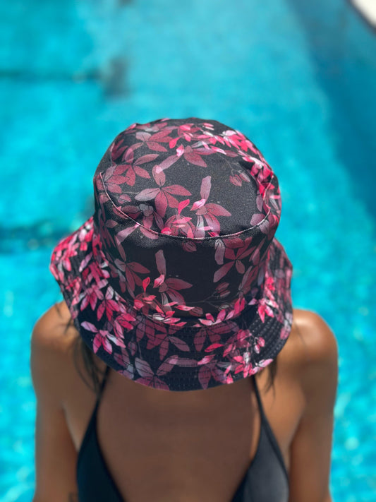 Midnight Bloom Bucket Hat