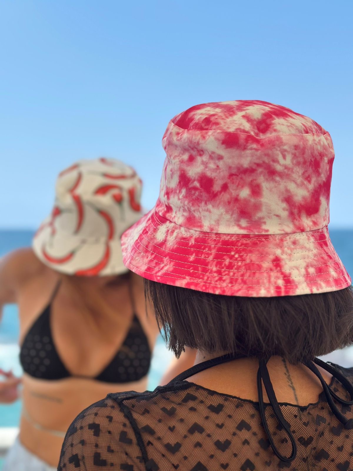 Pink Tie-Dye Bucket Hat