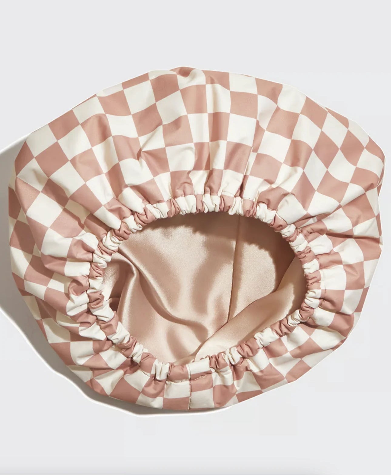 Satin-Lined Flexi Shower Cap