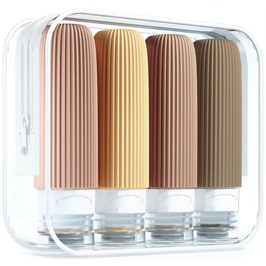 Silicone travel bottle