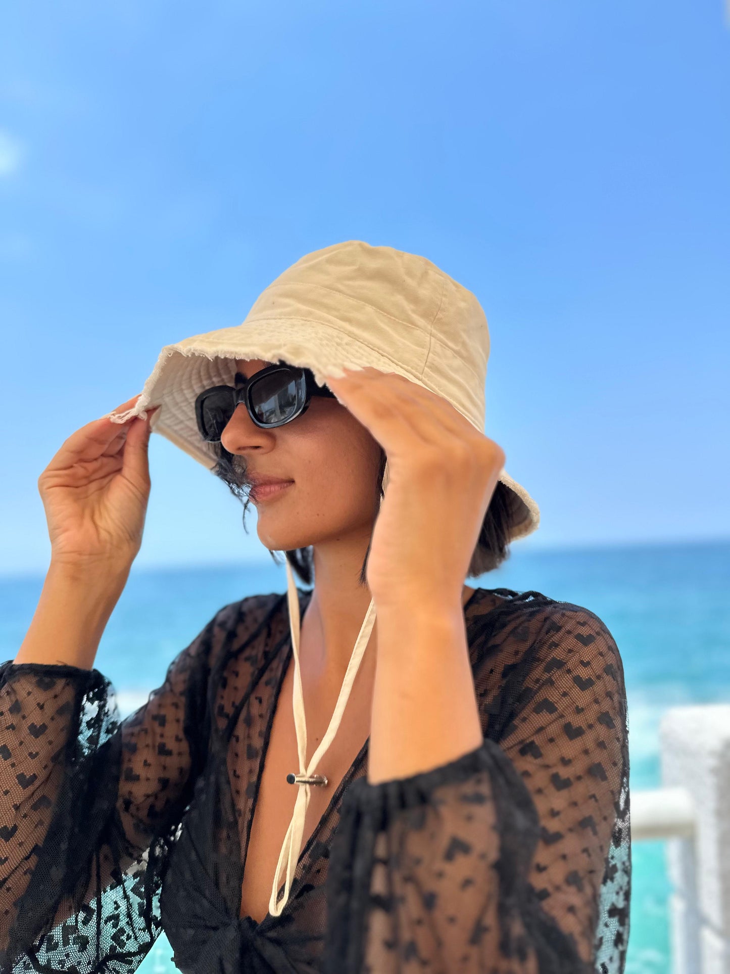 Classic Beige Bucket Hat