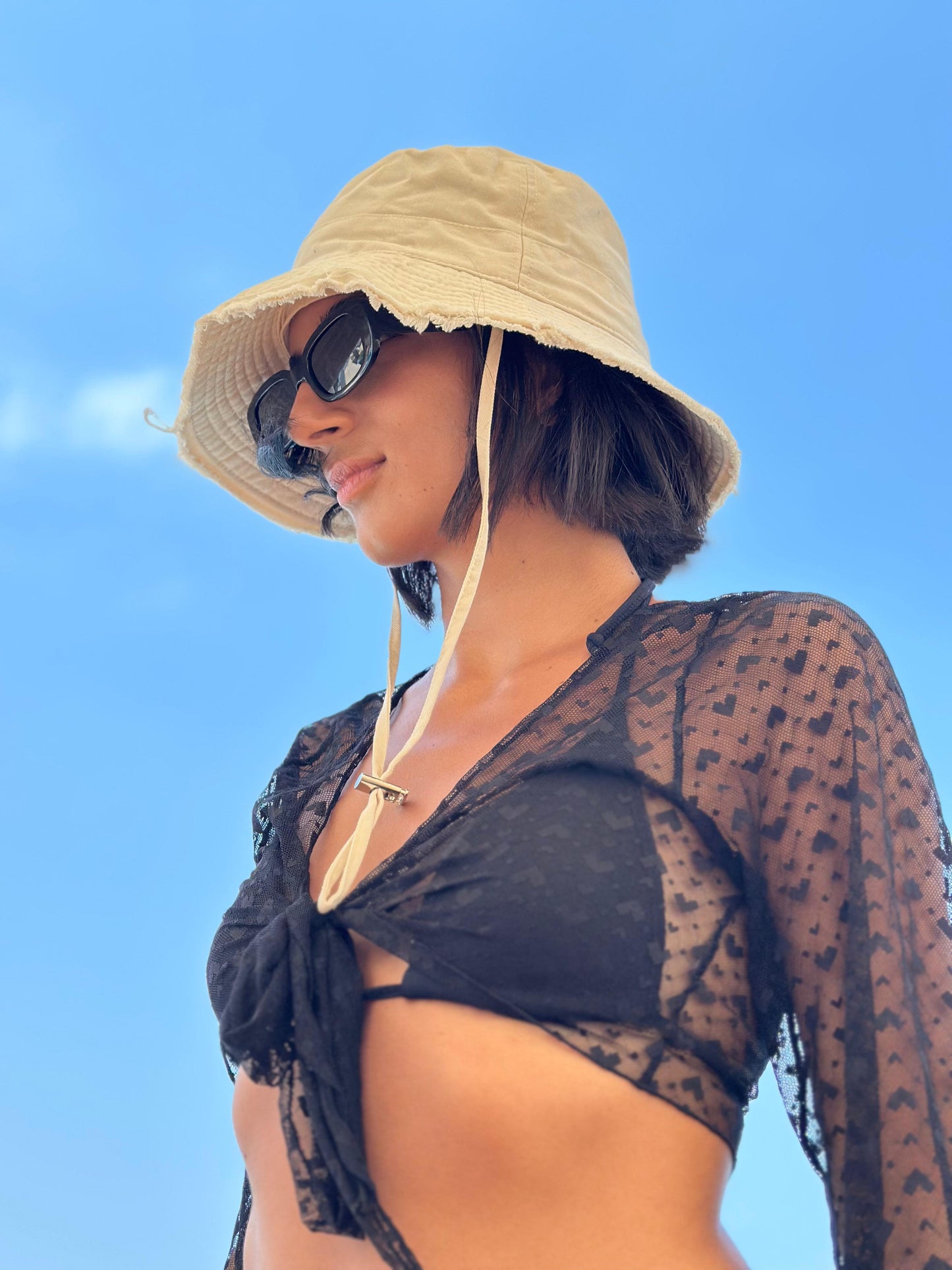 Classic Beige Bucket Hat