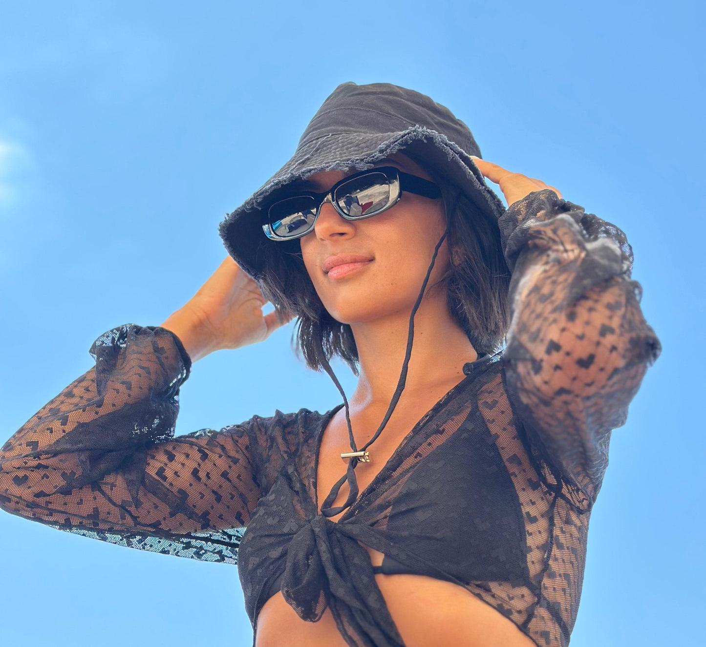 Classic Black Bucket Hat